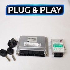 🍅 7543158 DME ECM ECU + IGNITION SWITCH + 2 KEYS + EWS3+ 3.0L BMW E83 X3 2005 picture