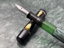 Restored vintage Pelikan 100n wartime Danzig cap flex CN M nib 0.5-1.9 mm picture