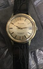 Vintage Accurist Gold G10 EPSA extremely rare case 17 Jewels Shockmaster  picture