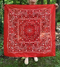 BIG ASS BANDANA Extra Large Texas Size Paisley Bandana 42x42 in picture