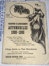 presenting 39 advertisements automobiles 1900-1905 limited edition picture