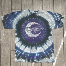 Vintage 90s Greatful Dead Jerry Jasper Moon Doobie tie dye tee L picture