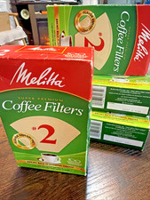 6 pack/ Total 600 Melitta #2 Super Premium Cone Coffee Filters 100 Count Each picture