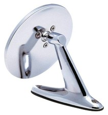 Vehicle Mirror Classic Round Chrome Universal 1701 Driver Passenger Side picture
