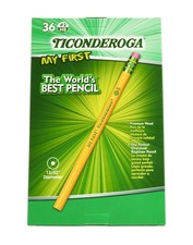 Ticonderoga My First Wood-Cased Pencils, #2 HB 1 Count (Pack of 216), Yellow picture