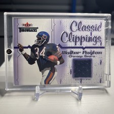 2002 Fleer Throwbacks - Classic Clippings Walter Payton (MEM) picture