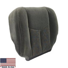 2003 - 2007 Chevy Silverado LT Driver Bottom Cloth Seat Cover Dark Pewter Gray picture