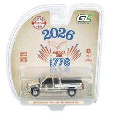 Gold Chrome ~ 1/64 1996 Chevrolet Silverado Pickup Truck, 51742-AGOLD picture