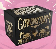 MTG Goblin Commander 66 Card Lot-Shinka, Throne of Eldraine, Lackey & Deck Box picture