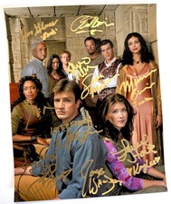 FIREFLY photo COMPLETE cast signed by all NATHAN FILLION JOSS WHEDON Serenity picture
