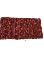 Vintage Moroccan Boucherouite Wool Lumbar Pillow Cover Handmade picture