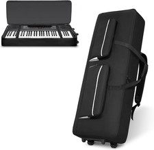 73/76 Key Keyboard Case with Wheels & Adjustable Shoulder Straps– Padded picture