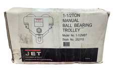 JET 1-1/2 Ton Manual Ball Bearing Trolley 252115 picture