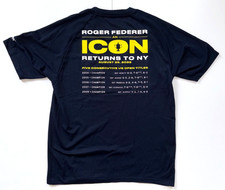 Roger Federer UNIQLO 2026 US Open Tennis Icon Returns to NY T Shirt Medium M picture