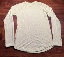Lululemon Swiftly Tech Long Sleeve Shirt Size 6 Yellow Chartreuse Thumbholes picture