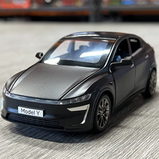 1:32 Tesla Model Y Diecast Car – Alloy Electric SUV w/ Sound Light Pull-Back Toy picture