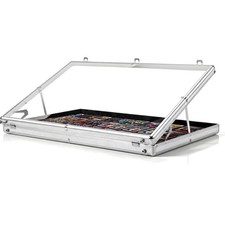 Dwwce Portable Card Display Case 34 X 22 Aluminum Lockable Acrylic picture