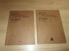 Roland D-20 MIDI Multi Timbral Linear Synthesizer-Owner's Manuals-Volume 1 and 2 picture