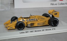 Spark Reve Lotus 99T 1987 Monaco GP Senna 1st Full Livery R70181 1/43 Boxed picture
