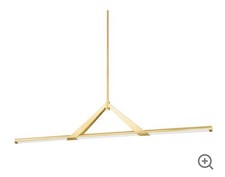 Hudson Valley Lighting Jonas 6 Wide LED Linear PENDANT-3060-AGB New Open Box picture