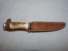 VINTAGE BARON KNIFE & ORIGINAL SHEATH -SOLINGEN GERMANY  - 100% ORIGINAL picture