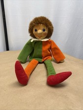 Vtg Steiff Lari Punch Doll 7891/40 Germany 1978 Jester Harlequin Clown Tag RARE picture