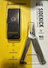 Leatherman Sidekick 14-Tool Stainless Steel Multi-Tool w/ Sheath, 2.6