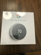 Sealed Google T3019US Nest 3rd Gen. Learning Thermostat Polished Steel picture