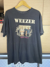 Weezer Buddy Holly Vintage Rare black cotton fan shirt S-5XL PA10139 picture