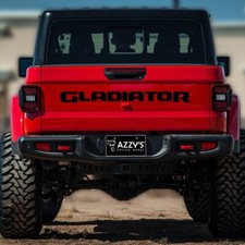 Jeep Gladiator Tailgate Emblem Kit Official MOPAR (Black) - USA Made picture