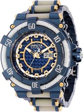 NIB INVICTA ThermoGlow Reserve Blue Label 53mm Watch Model #36900 MSRP $3,295 picture