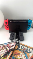 Nintendo Switch Console w/ Dock, Neon Red/Blue Joy-Con Controllers, Black picture