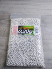 TSD Tactical 0.20G Competition Grade AEG BBs - Air Soft Gun White BBs. Open Bag. picture