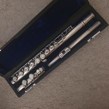Vintage Muramatsu Tokyo Benchmark V11 Flute – Silver Plated offset G C foot picture