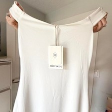 Peppermayo Women's White and Cream Dress picture