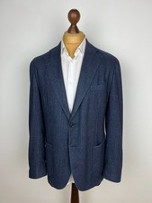 LBM1911 (Mantova) Solid Lightweight Wool-Blend Unlined Sport Coat 44US54IT picture