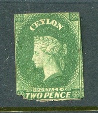 Ceylon #4 Victoria 2 P. [Mint No Gum] picture