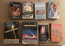 8 Beta/Betamax tape Movies Lot Maltese Falcon Slumber Party Malibu Beach + More picture