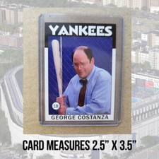 Seinfeld George Costanza and Kramer Retro Style Baseball Card NY Parody Art ACEO picture