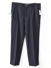 NWT IZOD Mens PerformX Basix Flat Front Navy Golf Pant Straight Leg 36x29 UPF 50 picture