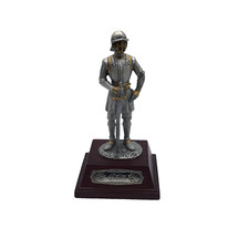 Malta Medieval Knight Maltese Metal Figure Figurine on Stand Home Decor picture