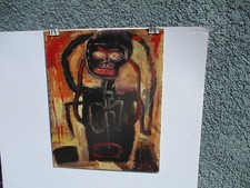 Jean Michel Basquiat Authentic Painting MAJOR SALE$600 picture