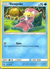 2018 Pokemon Lost Thunder Slowpoke 54/214 Common Near Mint picture