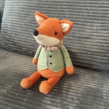 Jellycat Riverside Rambler Fox w/ Scarf & Blazer Retired Rare & Authentic picture