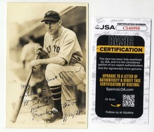 FRANK O'DOUL Signed  SILVER GELATIN  PHOTO BY GEORGE BURKE JSA  B42 picture