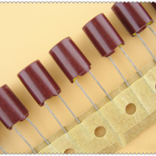 1Pcs ROE EKU series 10uF/40V bakelite shell non-polar electrolytic capacitor picture