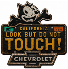 Felix the Cat Chevy Lowrider Sticker - 