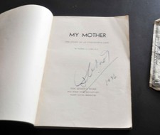 signed. MY MOTHER. Daniel A. Lord. 1944 First Edition Softcover. Queen's Work picture