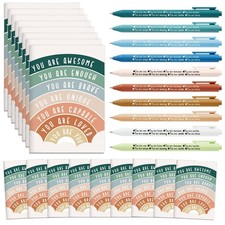 200 Pcs Mental Health Awareness Gifts | Motivational Journals & Quote Pens, Offi picture