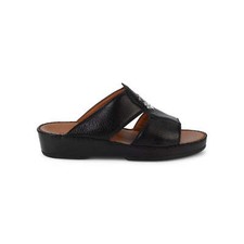 NEW Bally Hakman Men's Black Grained Leather Sandals US 9.5 MSRP $625 picture